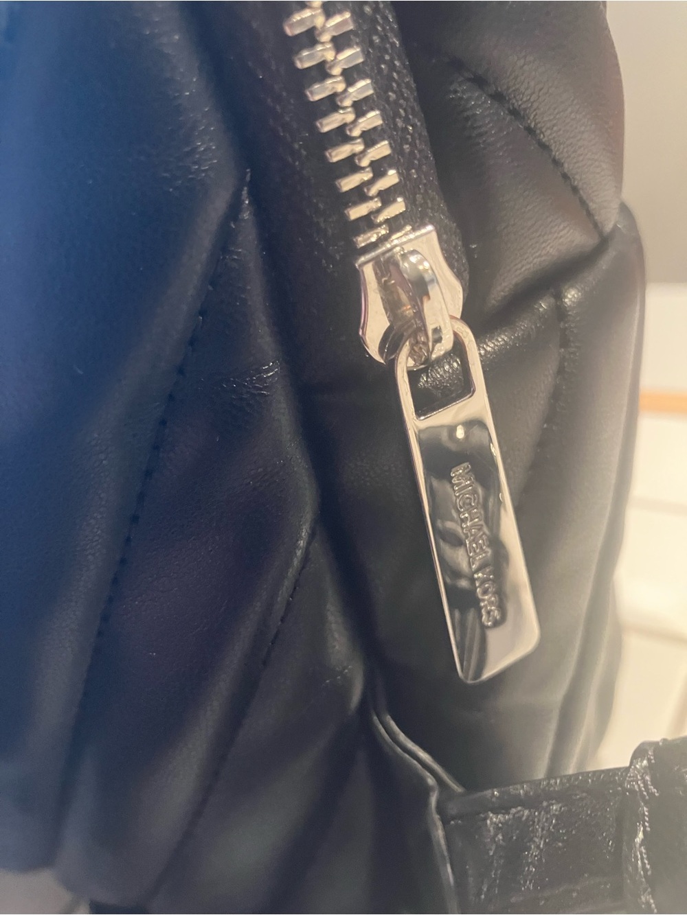 Michael Kors Black Quilted Mini Backpack - Picture 5 of 5